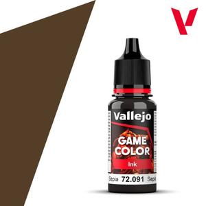 (72091) Vallejo Game Color Ink - Sepia Free Shipping Hot Sale