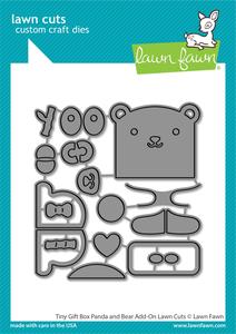 Lawn Fawn - Tiny Gift Box Panda And Bear Add-On Fashionable Cheap Pice