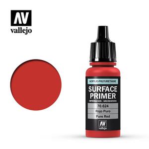 (70624) Vallejo Surface Primer - Pure Red Free Shipping Order