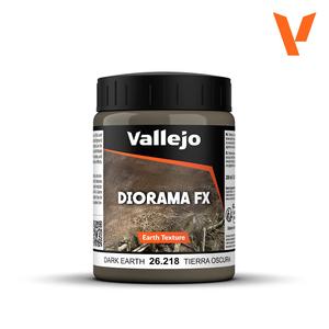 (26218) Vallejo Dark Earth 200ml - Texture Paint Cheap Sale Low Pice