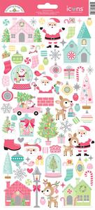 Doodlebug Design - Tinsel Time Icons Stickers Discount Choice