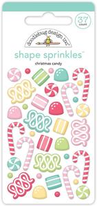 Doodlebug Design - Tinsel Time Christmas Candy Shape Sprinkles For Sale Online
