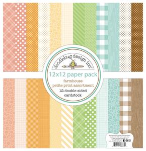 Doodlebug Design - Farmhouse Petite Prints Assortment Pack 12x12" Sale Finishline