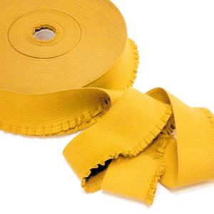 Ruban lastique jupe froufrou - Bord-cte pour jupe jaune bouton d'or, 6cm Sale Online Shop