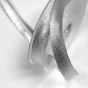 Biais uni argent - Galette de 25 mtres For Cheap Pice