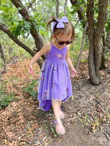 Embroidered Stars and Moon Celestial Sequin Design on Light Purple Tulle Pay With Visa For Sale