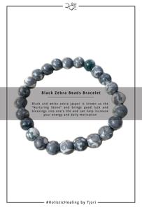 Black Zebra Beads Bracelet Newest Online