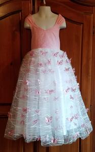 Pink 3 D Butterflies on embroidery mesh. Free Shipping New Styles