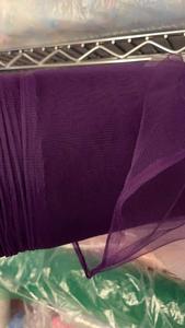 Plum solid nylon mesh Looking For For Sale
