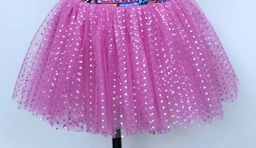 Pink Tulle with Iridescent Sequins Tulle Cheap Sale With Mastercard