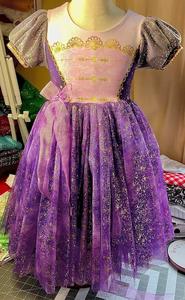 Grape Purple with Gold Splatter Tulle Buy Cheap Excellent