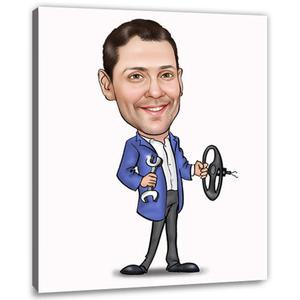 Karikatur zeichnen lassen - Werkstatt WB (ca200wb) Outlet Extremely