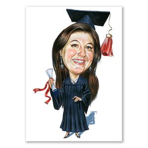 Karikatur zeichnen lassen - Uni Abschluss (cdi295) Sale Cheapest Pice