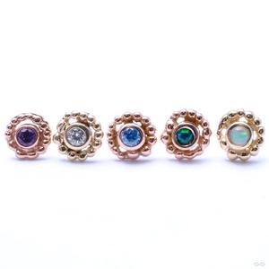 Bead Swirl Press-fit End in Gold from BVLA Free Shipping Online