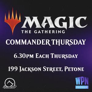 Commander Thursday 15th August ticket Free Shipping Pices