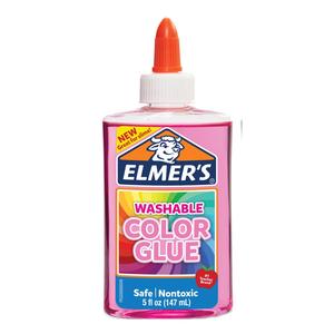 Elmer's Transparent Color Glue Pink 5oz Clearance Official Site