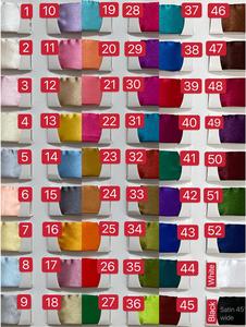 [By Roll - 60 Yards] 45 Plain Satin Looking For Online