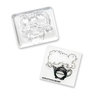 Steamy Tea Kettle Stamp Pay With Visa