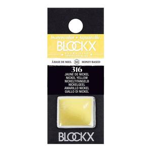 BLOCKX Watercolour Half Pan S3 316 Nickel Yellow Perfect