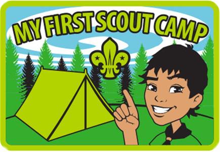 MY FIRST SCOUT CAMP BLANKET PATCH Free Shipping Finishline