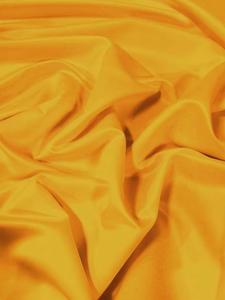 Dull Bridal Satin Fabric / Dark Yellow / Sold By The Yard Cheap Big Sale