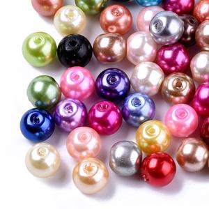 Pearlized Glass Pearls 8mm Pictures For Sale
