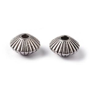 Tibetan Style Alloy Bicone 7.5mm x 4.6mm Sale Footlocker