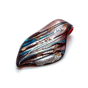Murano Lampwork Pendant - Tongue 65mm x 40mm Discount Cost