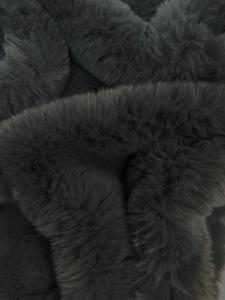 30 Yard Roll of Arctic Rabbit Minky / Charcoal Low Shipping Cheap Pice