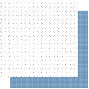 Lawn Fawn - Pint-Sized Patterns Summertime - Rainbow Sherbert 12x12" 100% Original Online