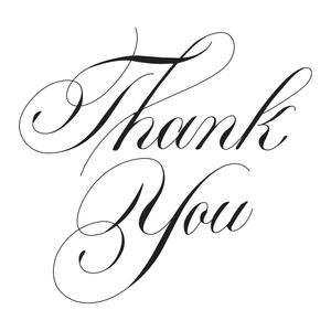 Spellbinders - BetterPress Copperplate Thank You Press Plate Clearance Best Store To Get