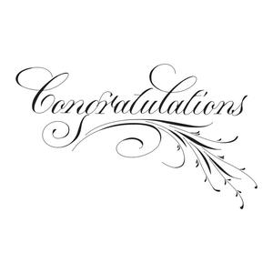 Spellbinders - BetterPress Copperplate Congratulations Press Plate Outlet Fashion Style