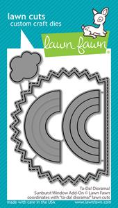 Lawn Fawn - Ta-Da! Diorama! Sunburst Window Add-On Cheap Visit