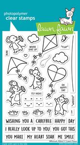 Lawn Fawn - Whoosh, Kites! Free Shipping Finishline