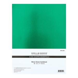 Spellbinders - Mirror Green Cardstock (10pk) For Sale Wholesale Pice