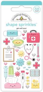 Doodlebug Design - Happy Healing Get Well Soon Shape Sprinkles Cheap Discount Sale
