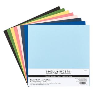 Spellbinders - Color Essentials Bayfair Cardstock Pack 12x12" Cheap Sale Amazon