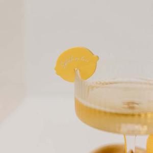 'CITRUS' DRINK CHARMS YELLOW Free Shipping Shop For
