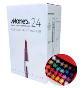 Marie's Acrylic Paint Markers (Set of 24 in Box) Discount Reliable