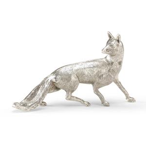 Antique Silver Plated Fox Newest Online