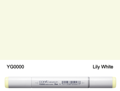 Copic SKETCH - YG0000 (Lily White) Free Shipping Fake