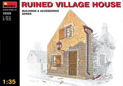 MiniArt 35520 1/35 RUINED VILLAGE HOUSE Sale Clearance