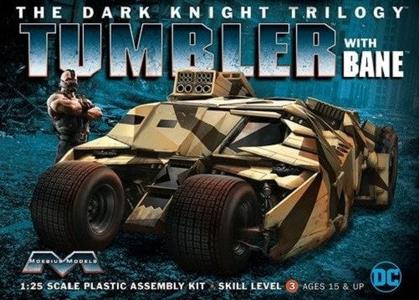 Moebius Models 967 1/25 Batman Dark Knight Tumbler with Bane Figure Free Shipping Huge Surprise