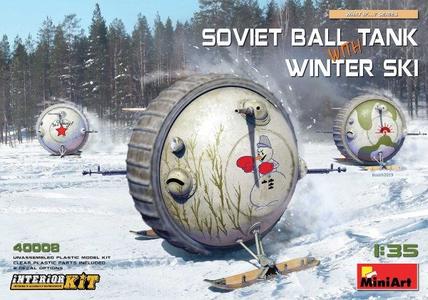 MiniArt 40008 1/35 SOVIET BALL-TANK W/SKI & INT KIT Buy Cheap Affordable