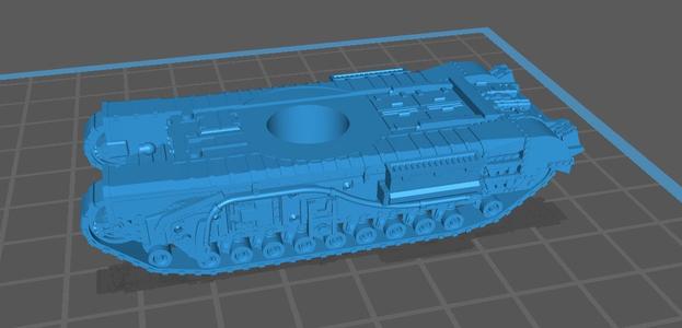 Churchill IV - 1:100 scale- UK - Tanks - Armored Vehicle - World Of Tanks - War Game - Wargaming - Axis and Allies - Tabletop Games View Cheap Online