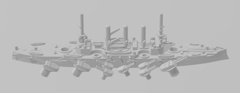 Connecticut - USN - Rotating Turret - Wargaming - Naval Miniature Pictures Cheap Pice