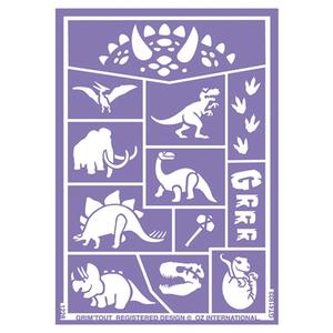 Grim'tout Stencil Teatersminke Dinosauer Many Kinds Of Cheap Pice