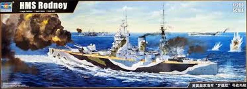 Trumpeter 03709 1/200 HMS Rodney Amazon Sale Online