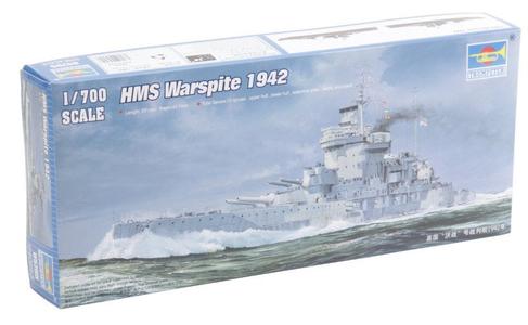 Trumpeter 05795 1/700 HMS Warspite 1942 Geniue Stockist Cheap Online
