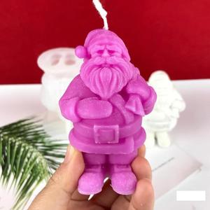3D Santa Silicone Candle Mold - Premium Quality Mold Sale Free Shipping